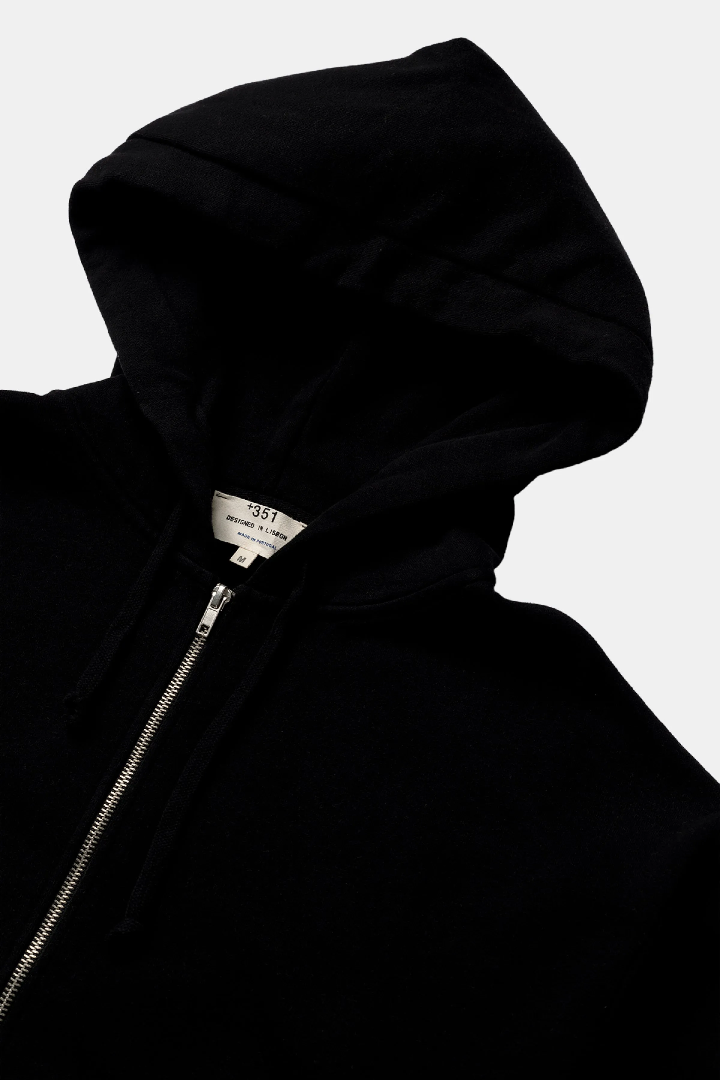 HOODIE ZIP BLACK