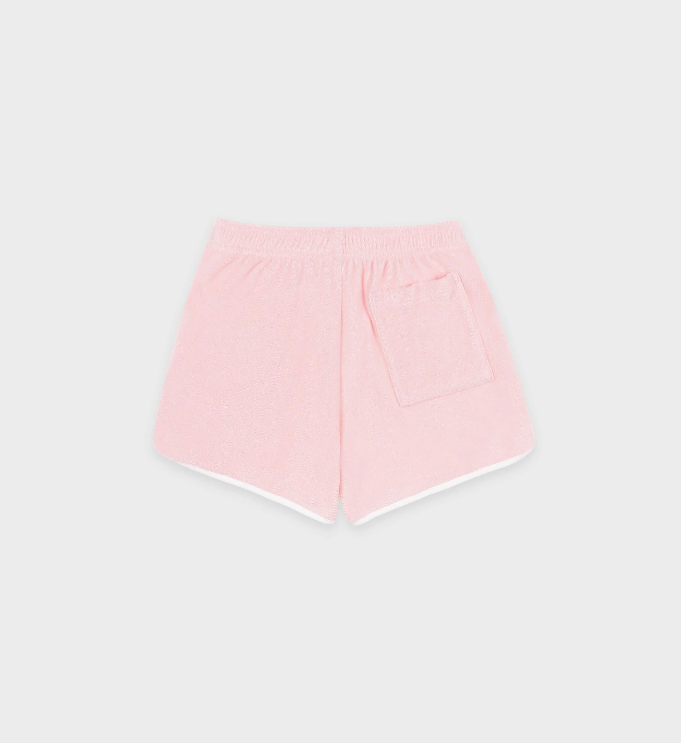 Hotel du Cap Cursive Terry Short - Eden Pink/White