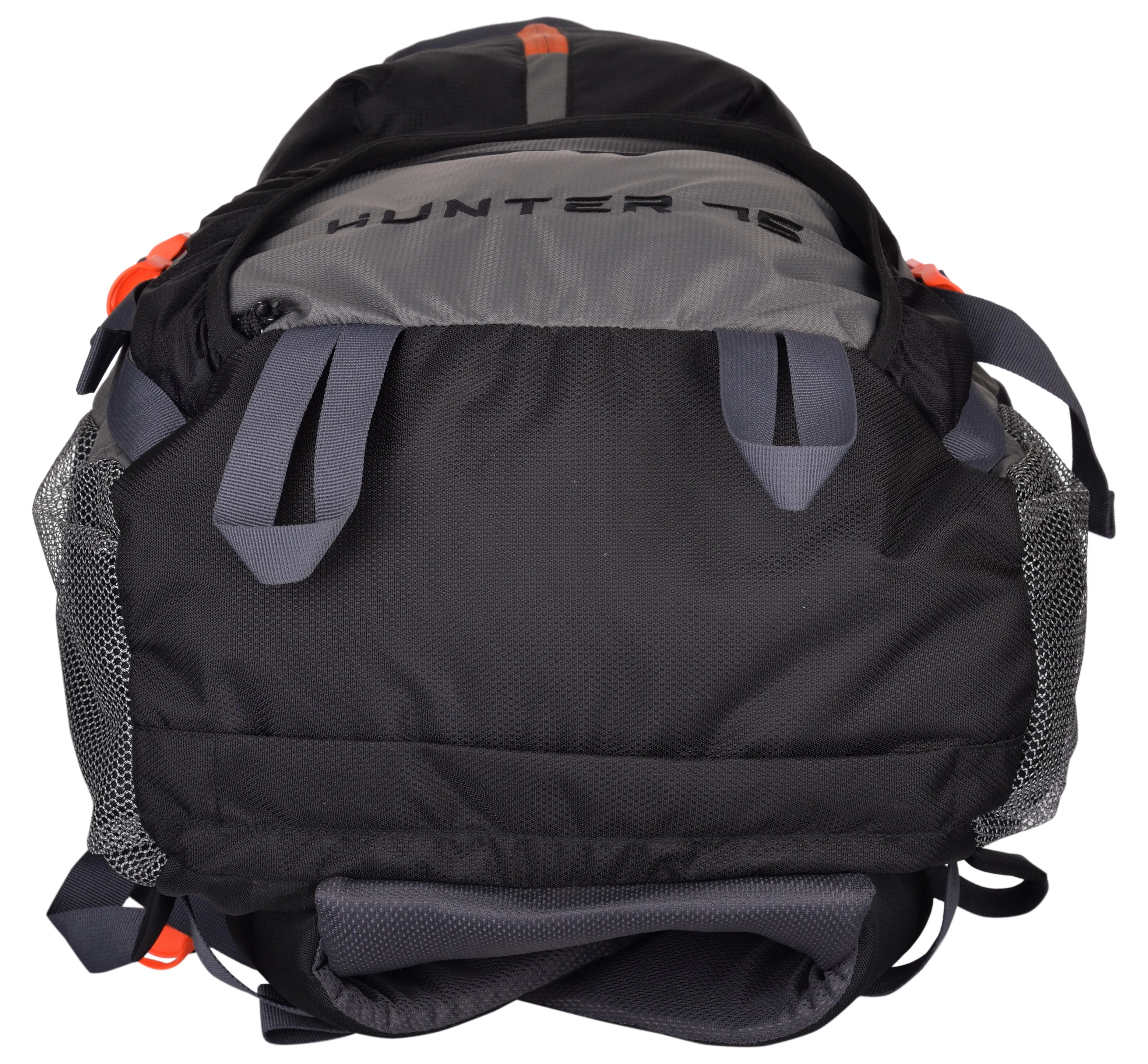 Hunter 75L Black Grey Diamond Rucksack with Raincover