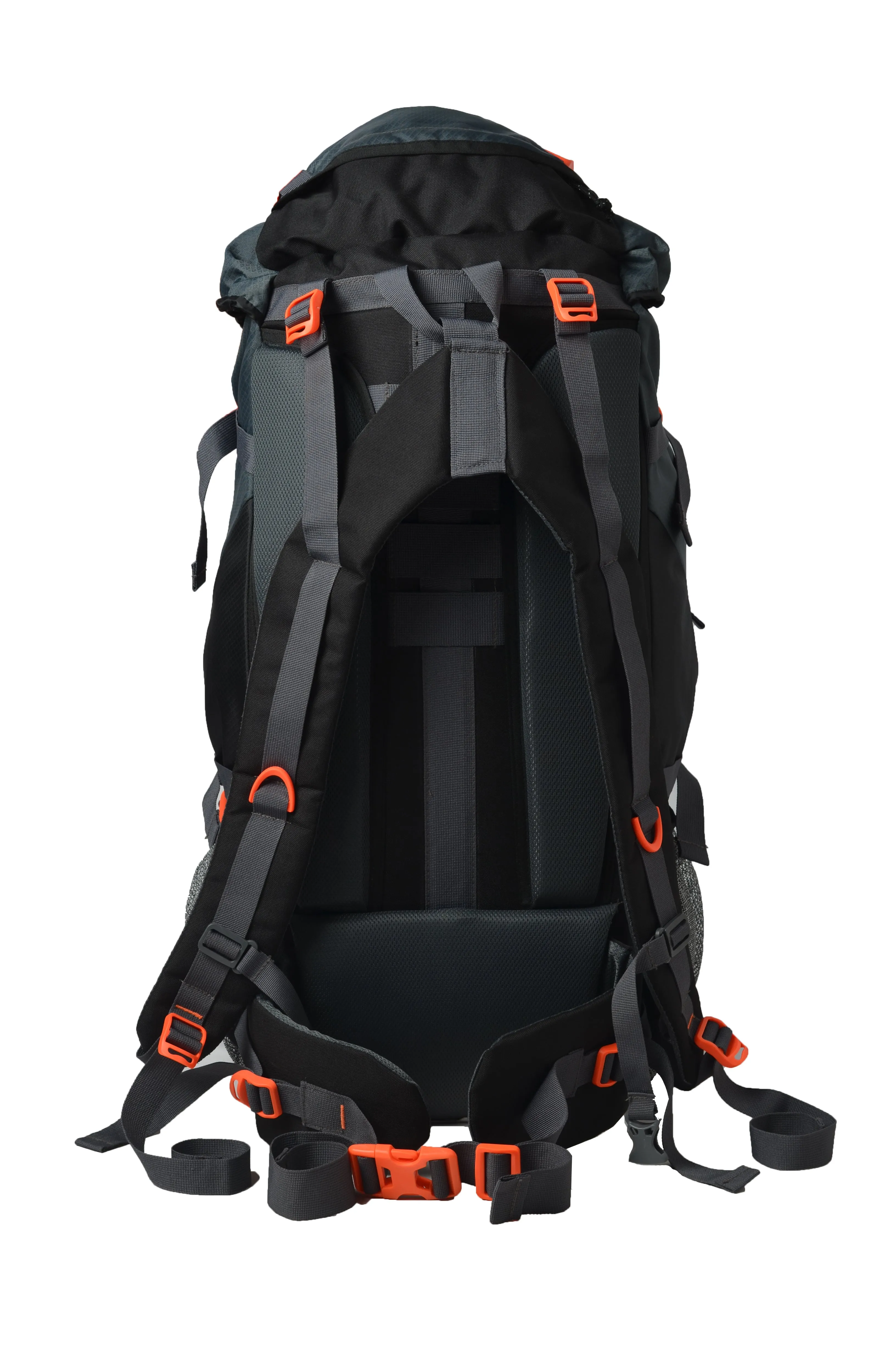 Hunter 75L Black Grey Diamond Rucksack with Raincover