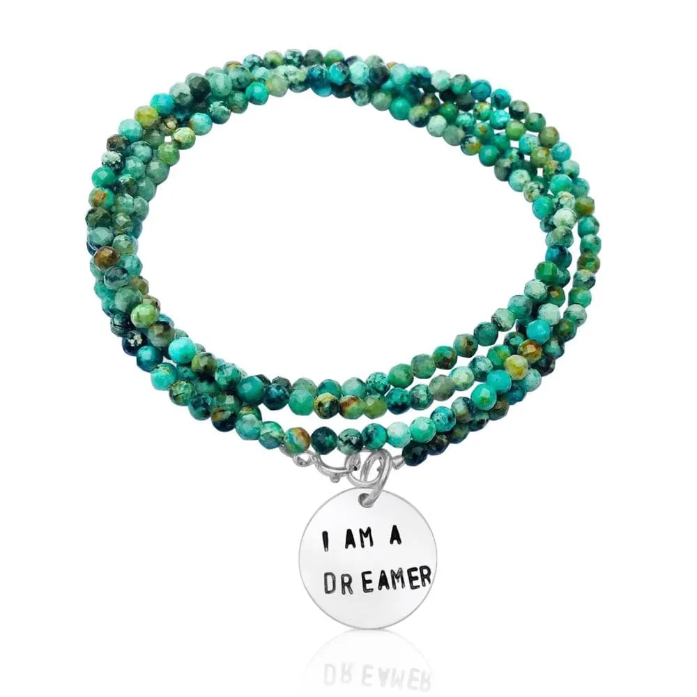 I am a ... - Affirmation Wrap Bracelet Combo: I am a Survivor, I am a Warrior, I am a Dreamer, I am Enough.