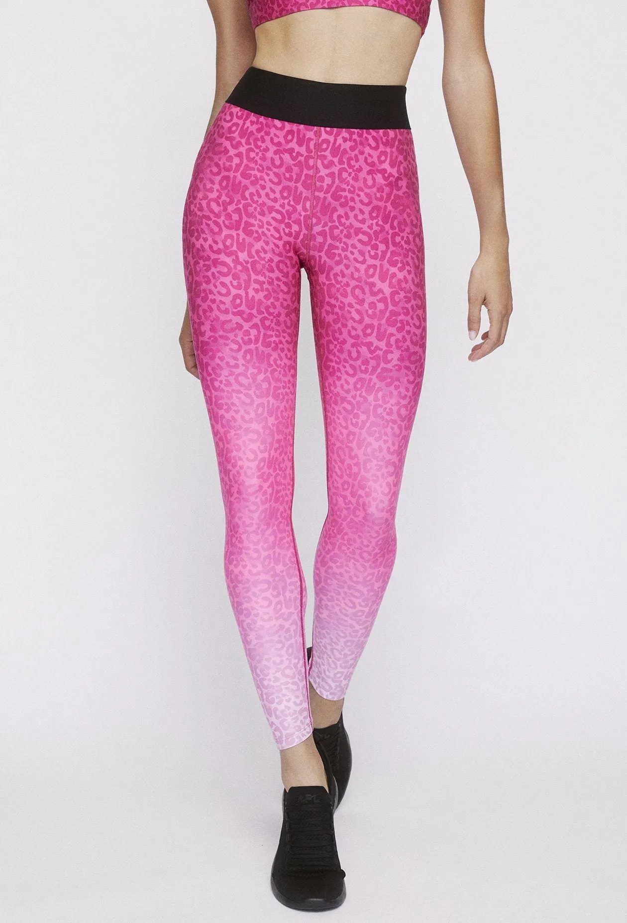 Iggy Leggings Neon Pink Cheetah