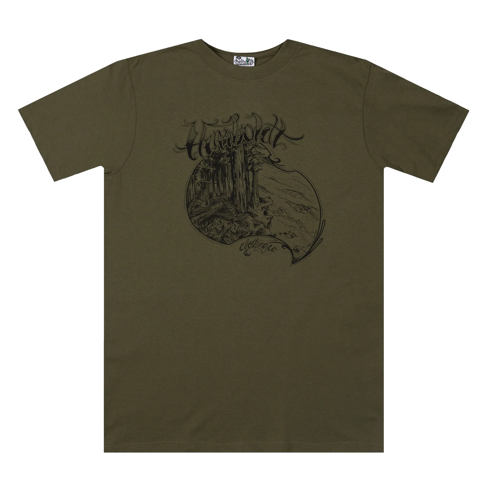 Inked Paradise Tshirt Olive