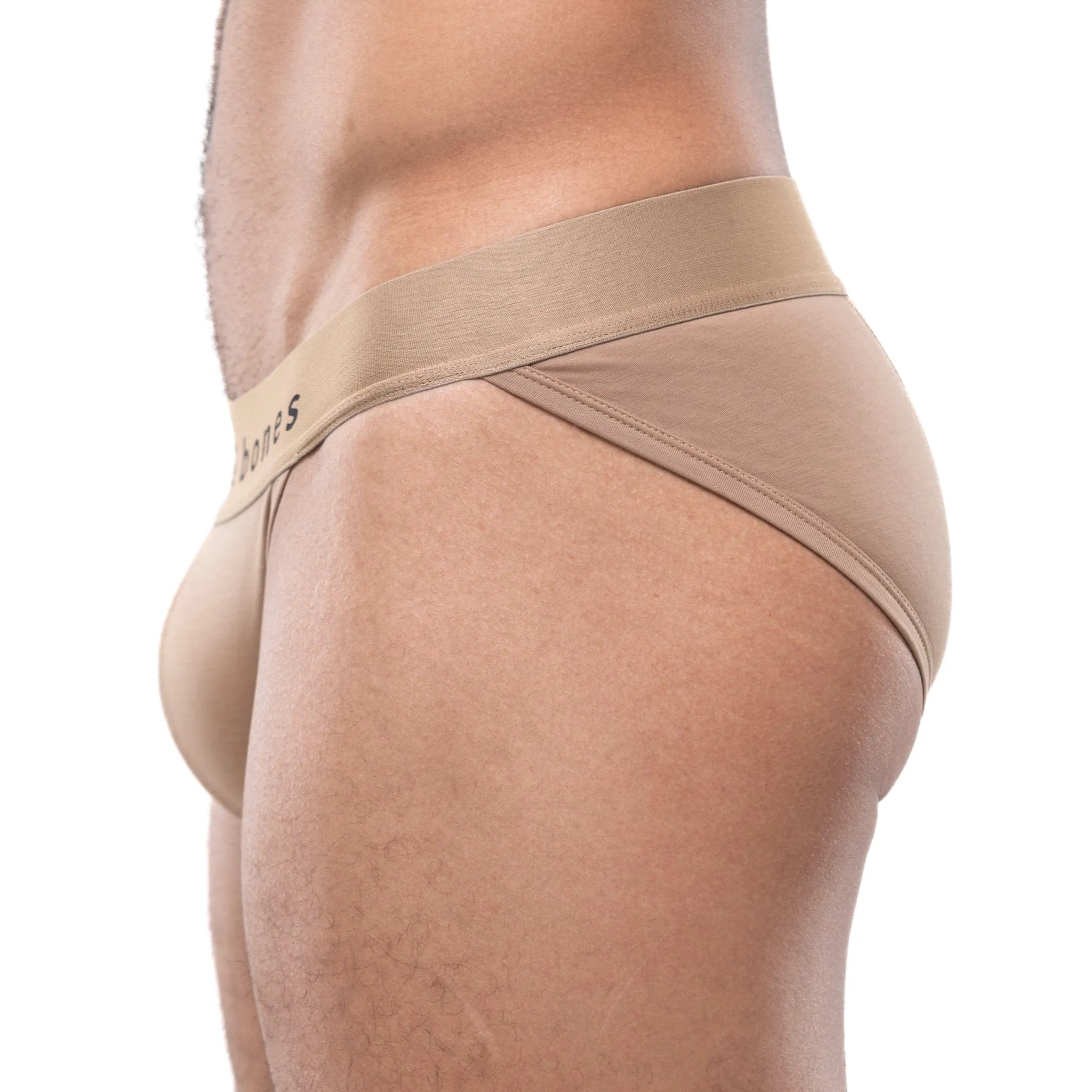 Just The Bones Sport Brief Tan