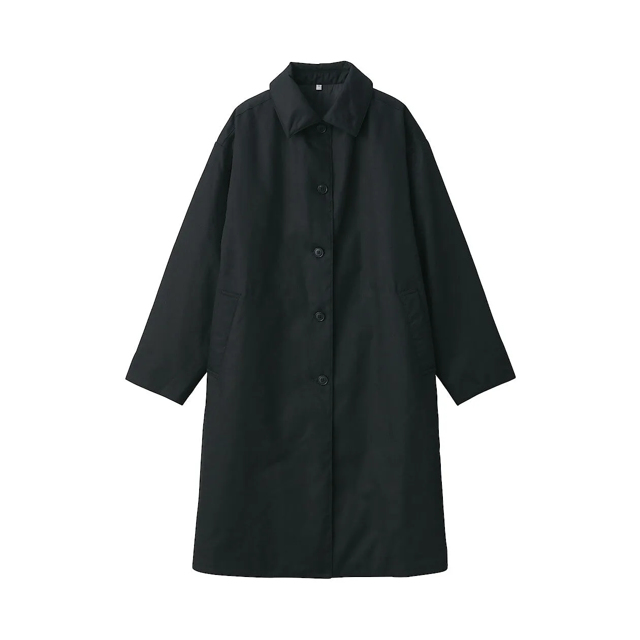 Kapok Blend Padded Long Coat