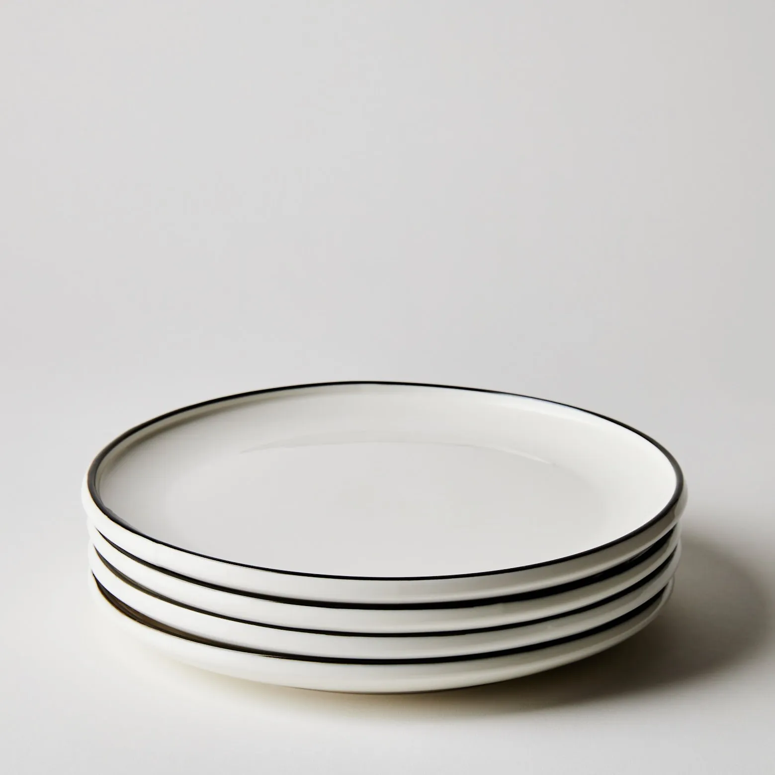 Kbenstyle II 4-Piece Porcelain Dinner Plate Set