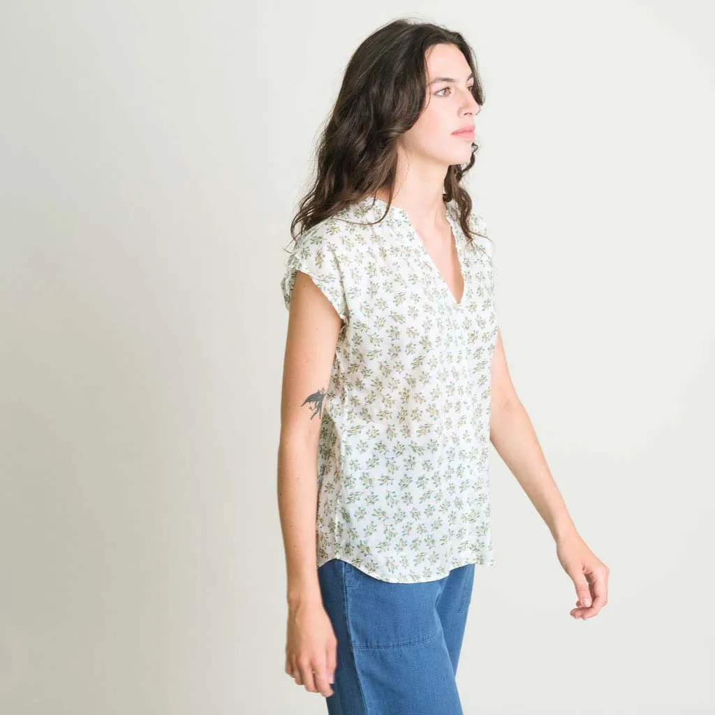 Kyra Cotton Relaxed Blouse | Summer Meadow