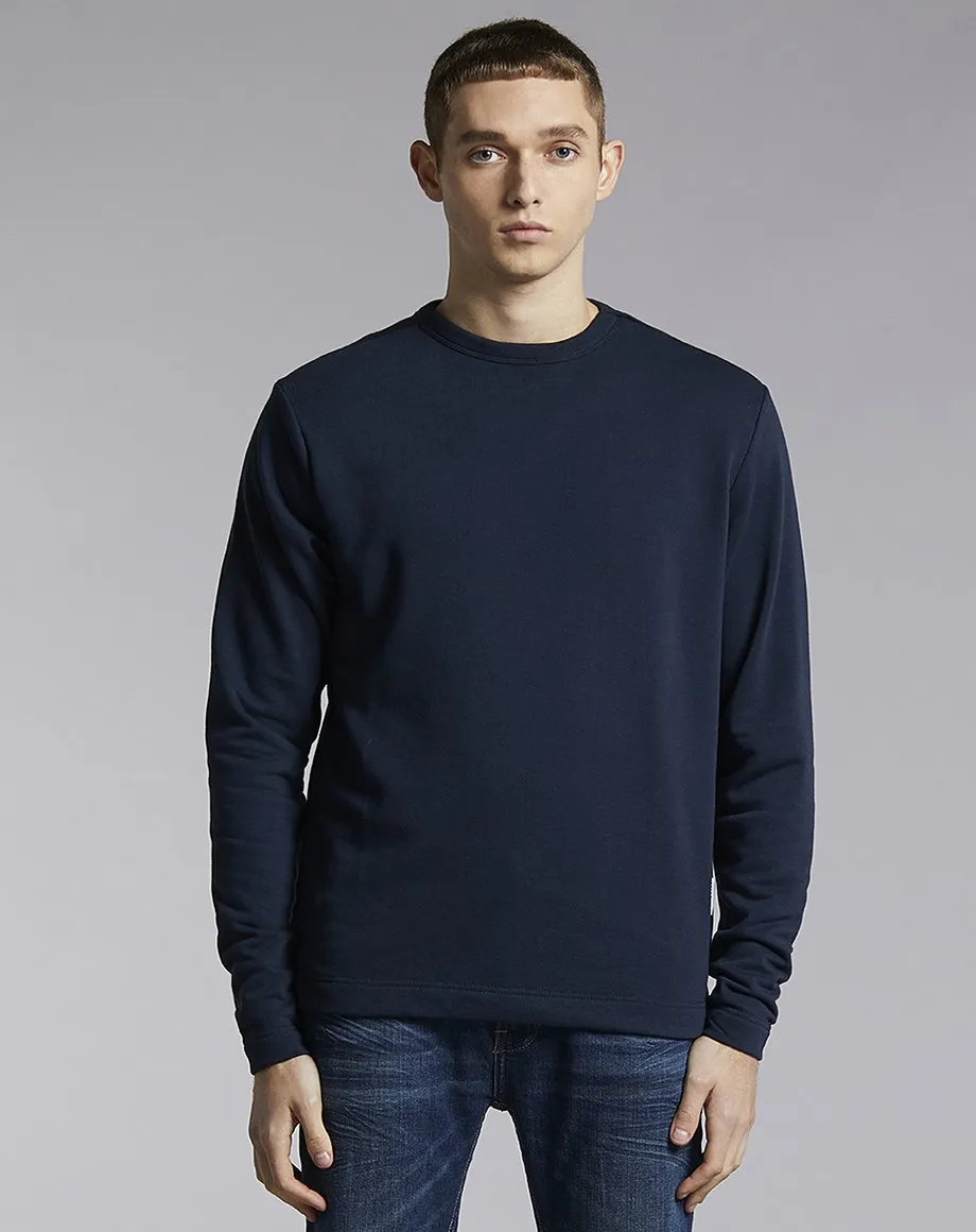 LAIRD HIGH NECK MENS SWEATSHIRT | NAVY