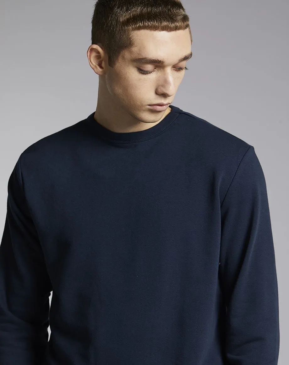 LAIRD HIGH NECK MENS SWEATSHIRT | NAVY