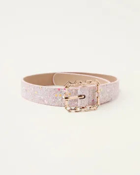 Light Pink Glitter Belt