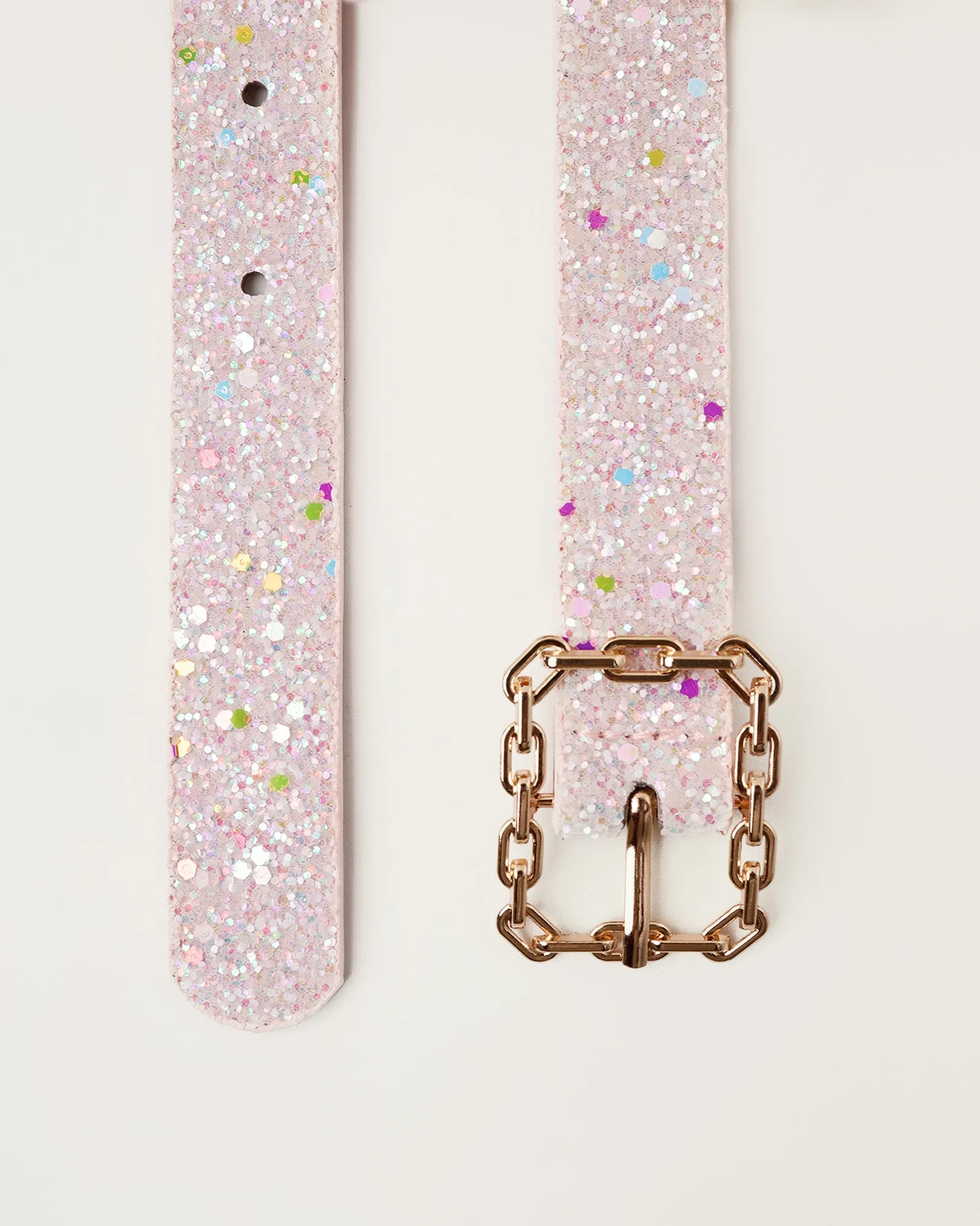 Light Pink Glitter Belt