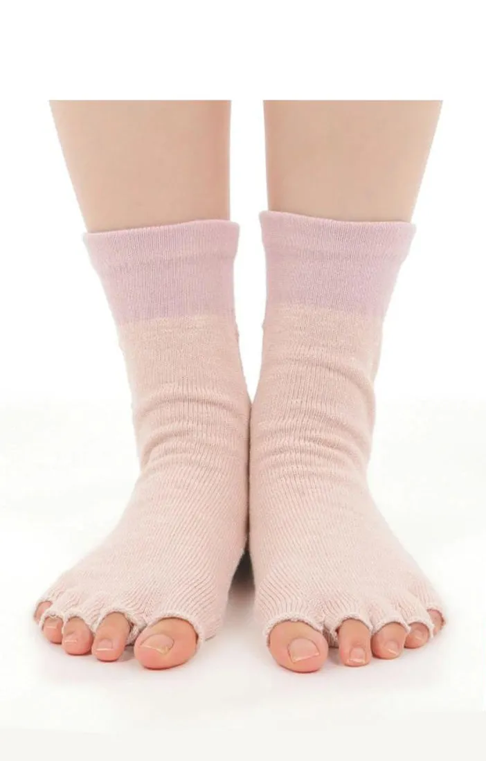 Lightweight Silk Open-Toe Toe Socks for Ultimate Relaxation