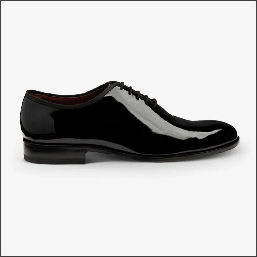 Loake Regal Black Plain Tie Shoe*