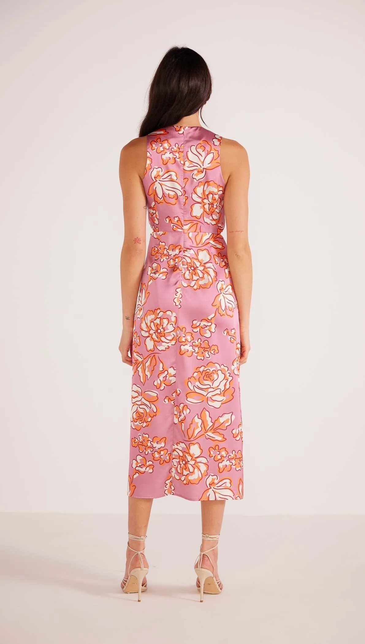 Mandevilla Tie Midi Dress