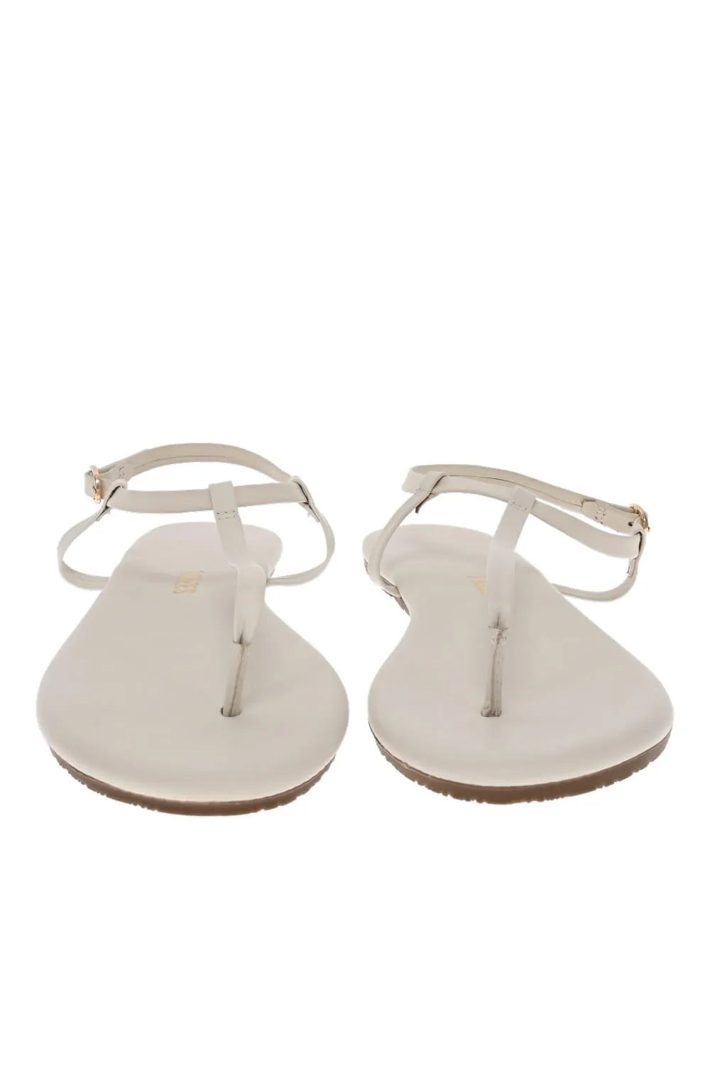 Mariana Cream Leather Sandal