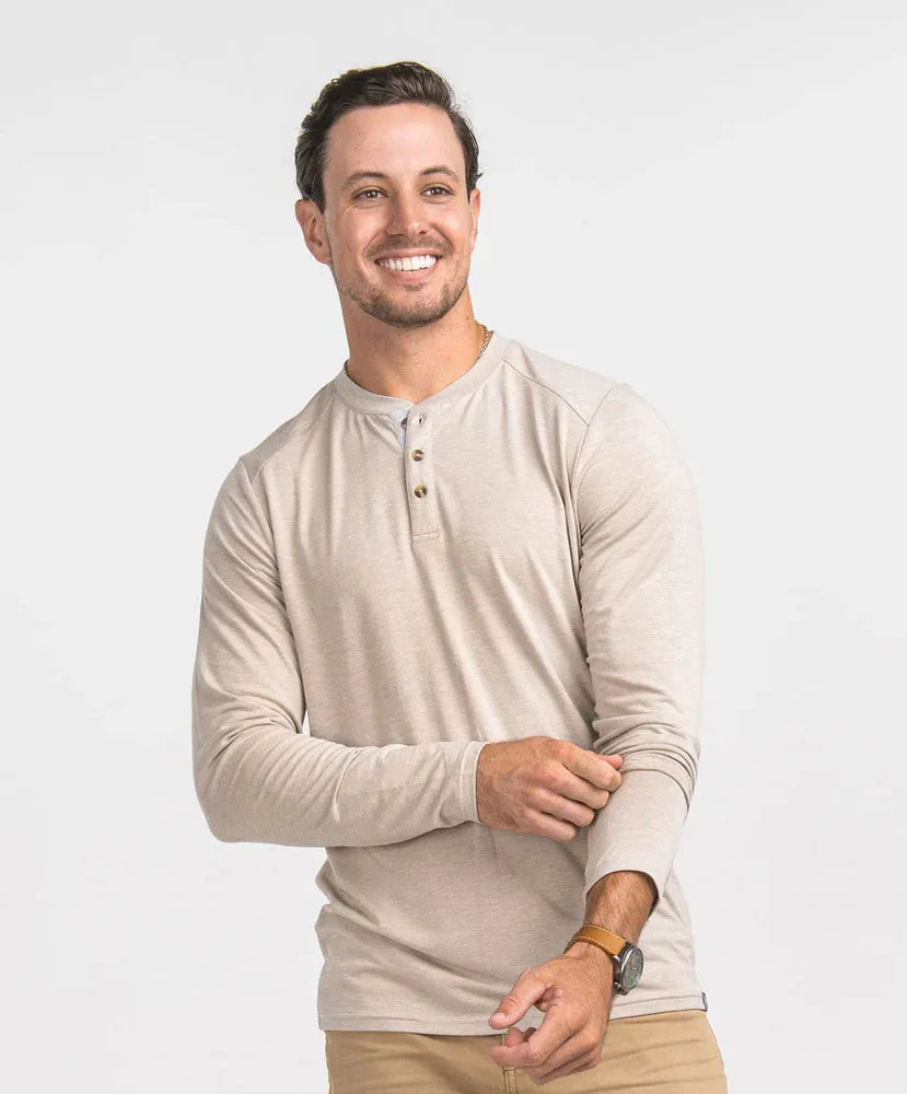 Max Comfort Henley Long Sleeve