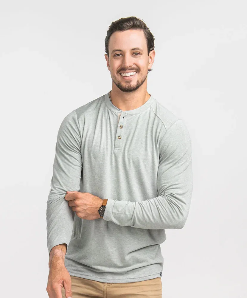 Max Comfort Henley Long Sleeve