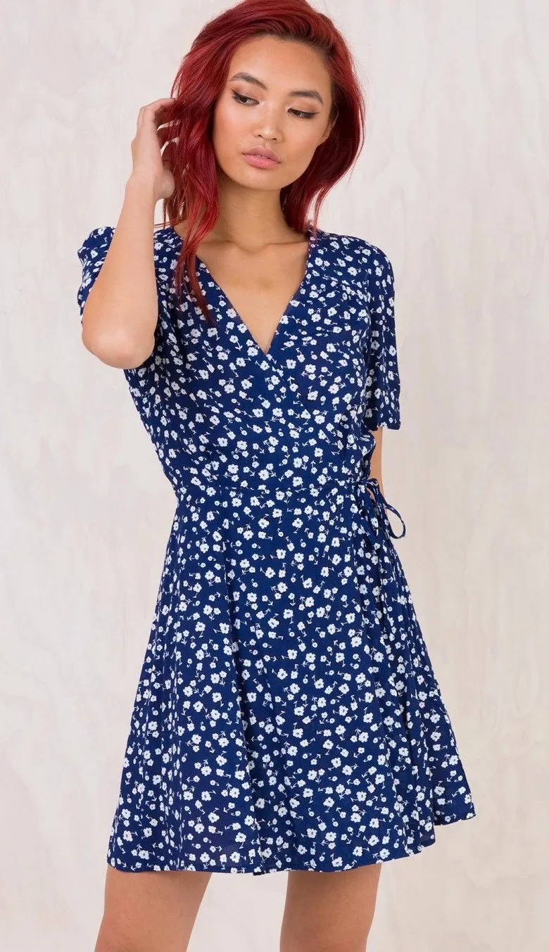 MINKPINK Shady Days Wrap Tea Dress