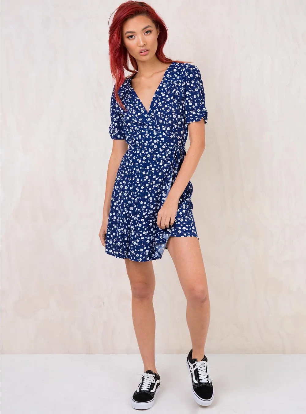 MINKPINK Shady Days Wrap Tea Dress