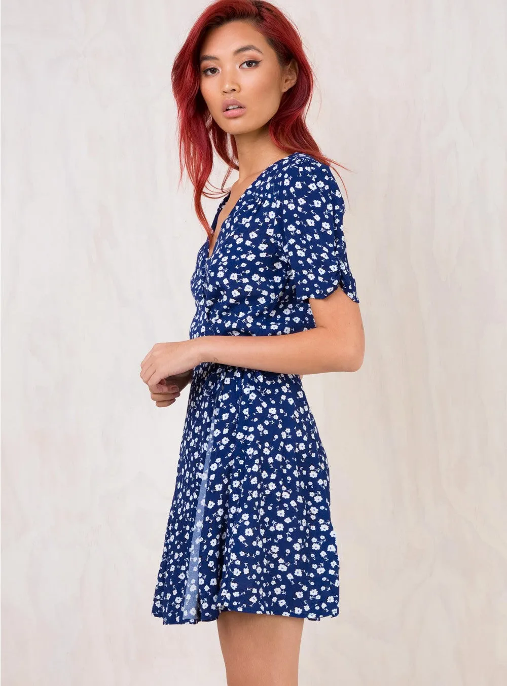 MINKPINK Shady Days Wrap Tea Dress