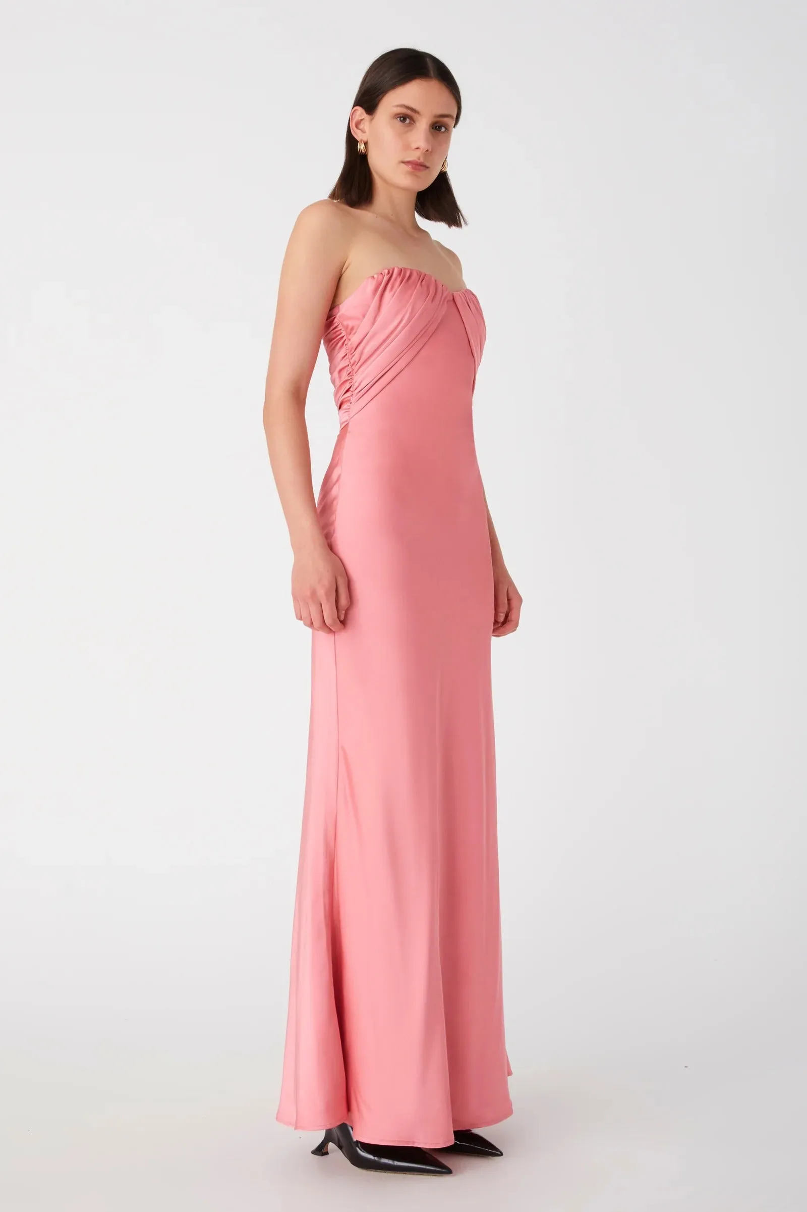 Misha Livia Maxi Gown - Shell Pink