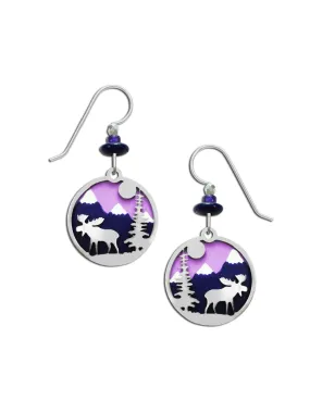 Moose in the Woods Earrings by Sienna Sky