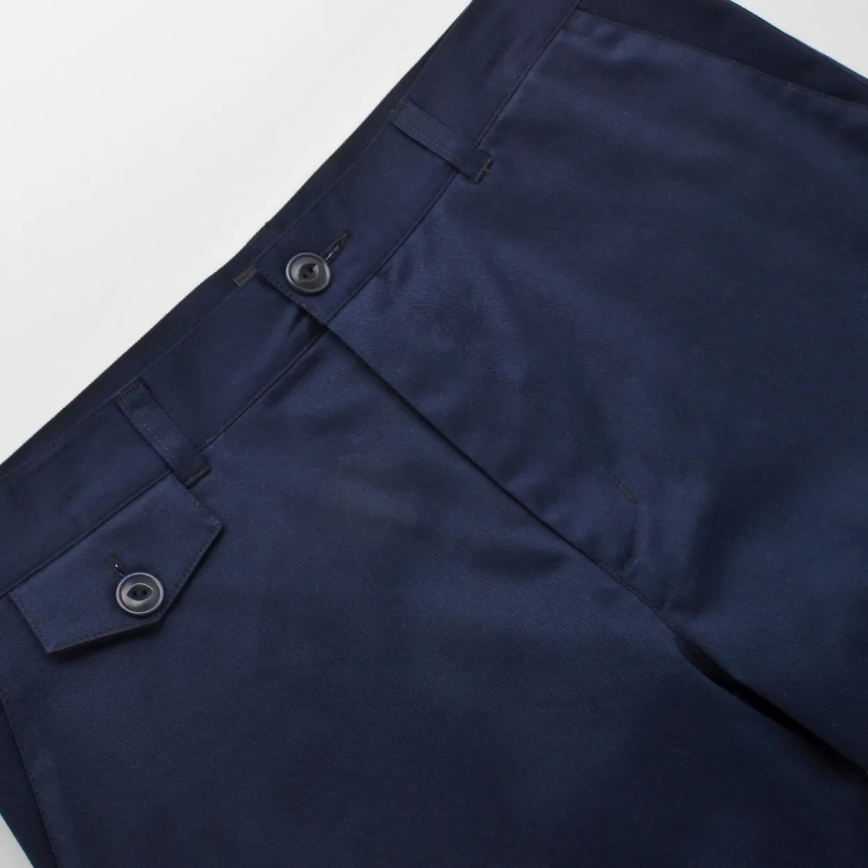 Navy Twill Shorts