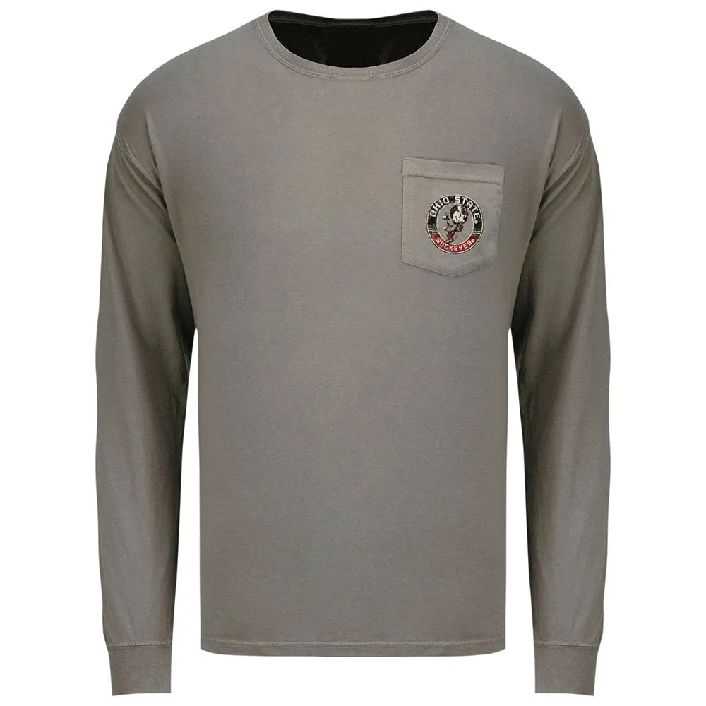 Ohio State Buckeyes Comfort Wash Long Sleeve T-Shirt