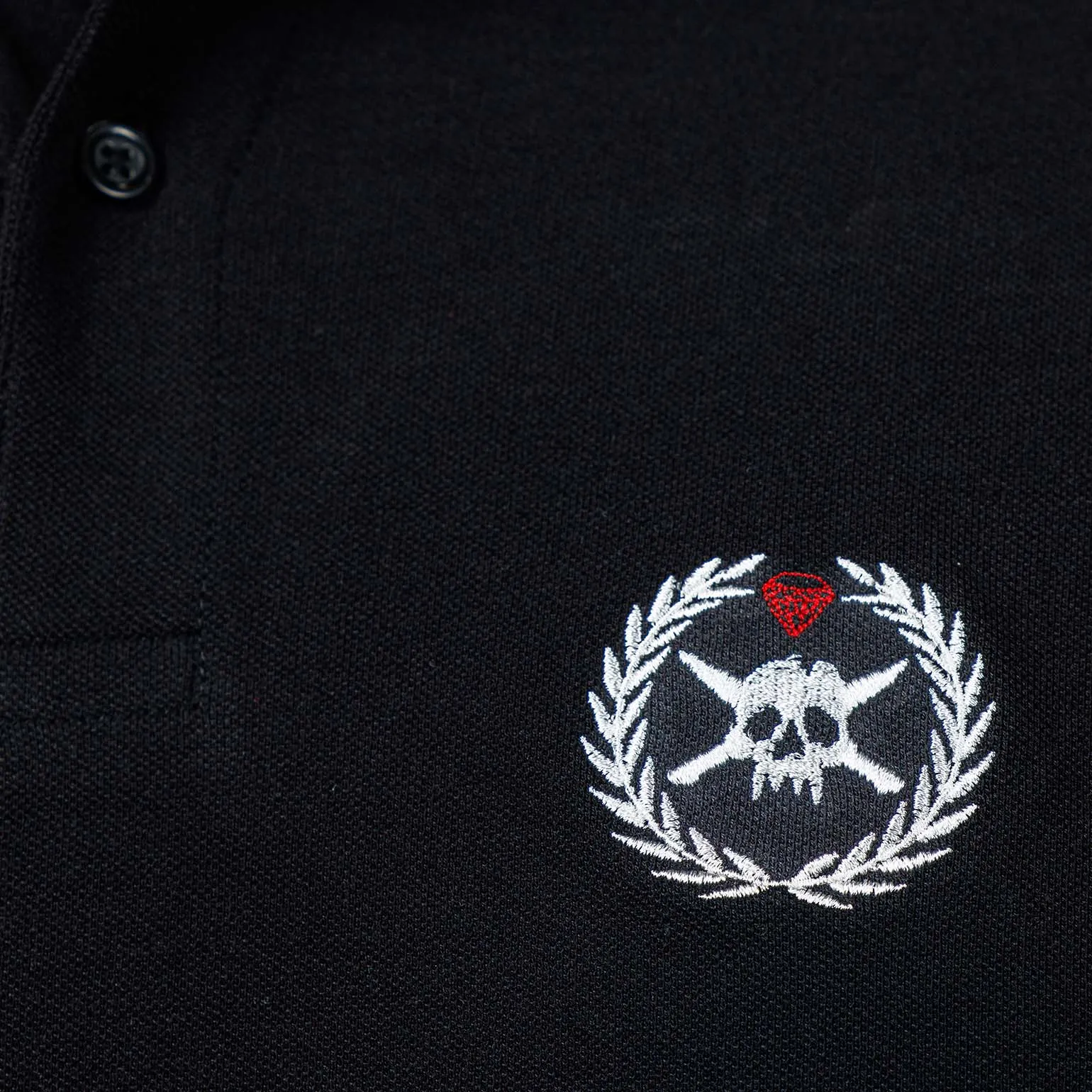 Organic Polo V2.0  (Black/Organic Cotton)