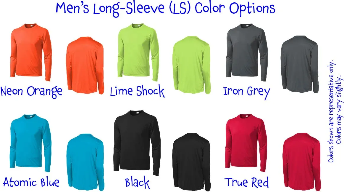 Pickle (Customizable) | Men's Long Sleeve Athletic Shirt | 100% Polyester