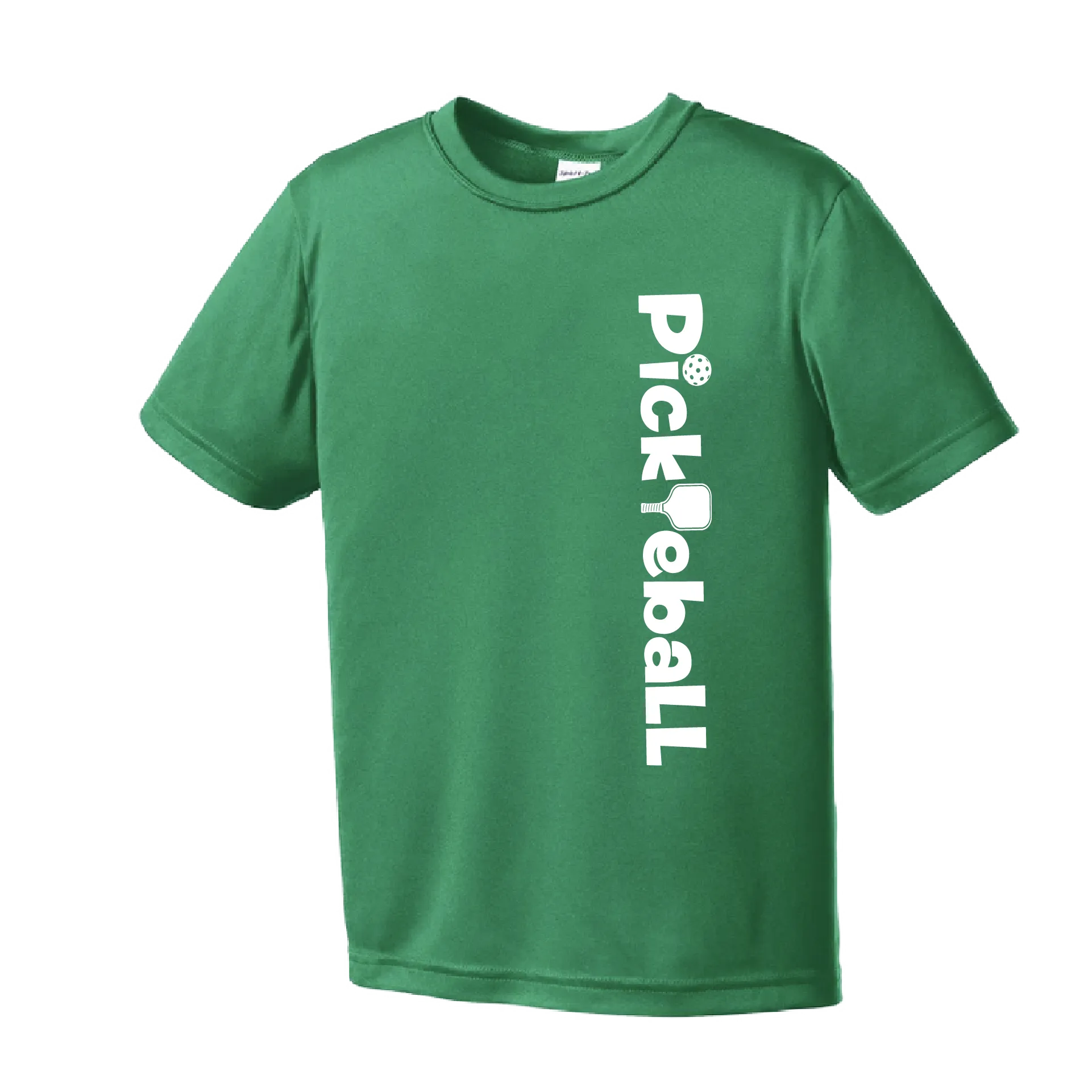 Pickleball (Horizontal) Customizable | Youth Short Sleeve Athletic Pickleball Shirt | 100% Polyester