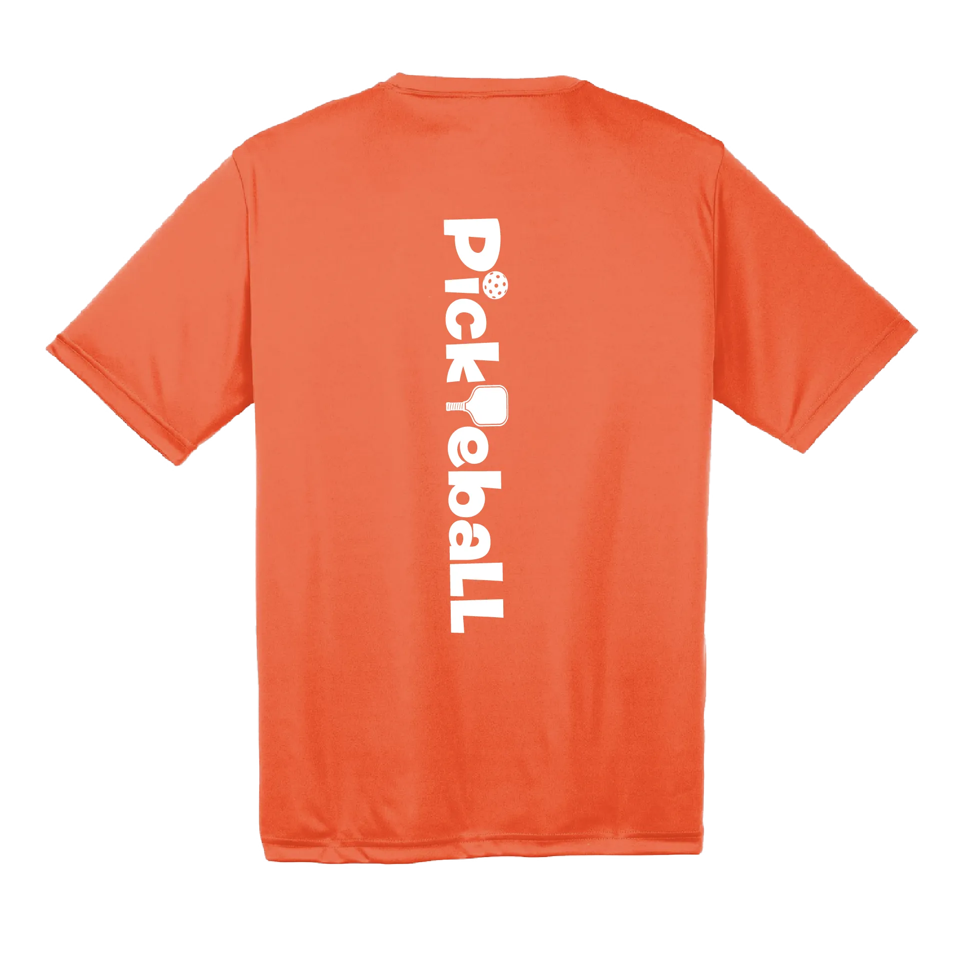 Pickleball (Horizontal) Customizable | Youth Short Sleeve Athletic Pickleball Shirt | 100% Polyester