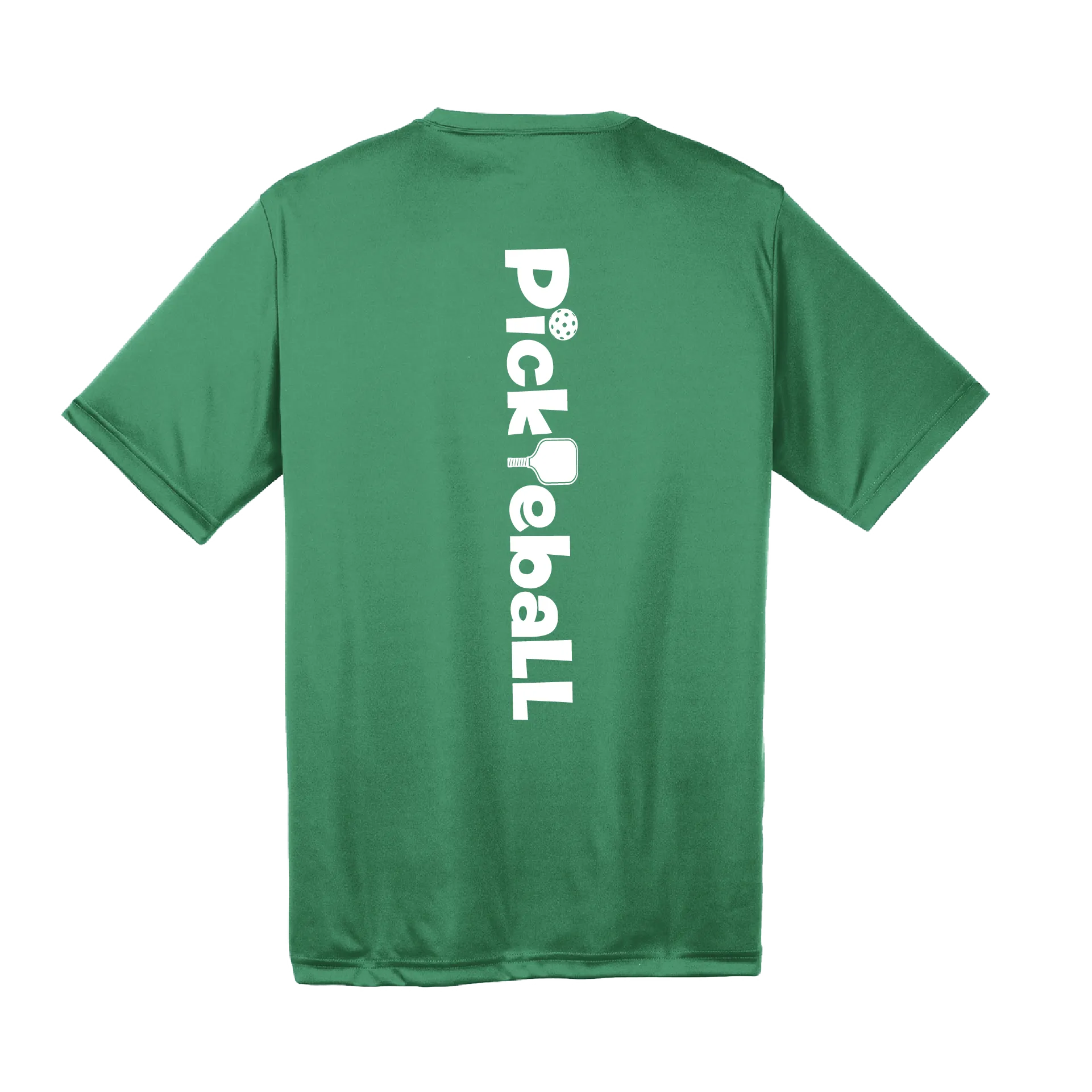 Pickleball (Horizontal) Customizable | Youth Short Sleeve Athletic Pickleball Shirt | 100% Polyester