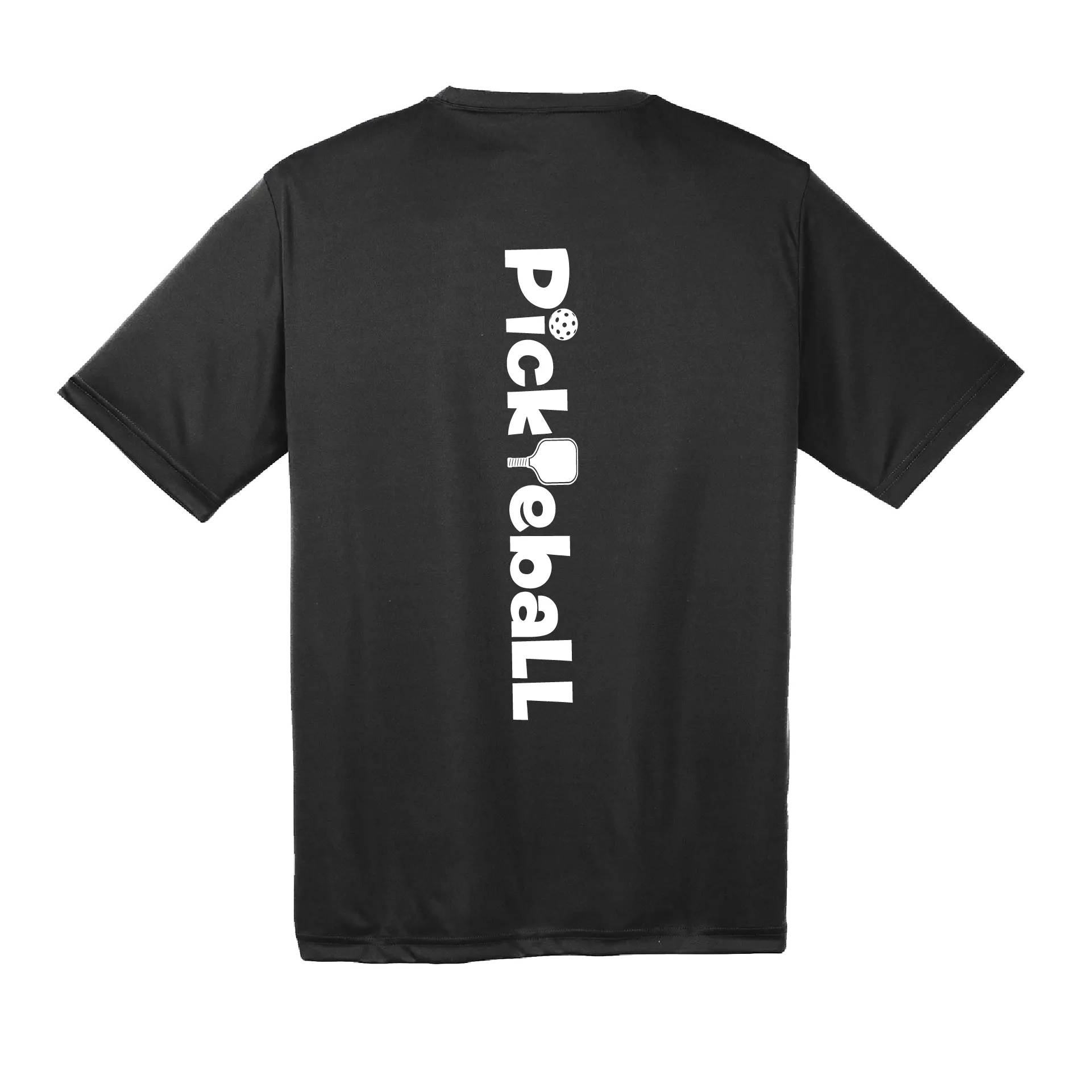 Pickleball (Horizontal) Customizable | Youth Short Sleeve Athletic Pickleball Shirt | 100% Polyester