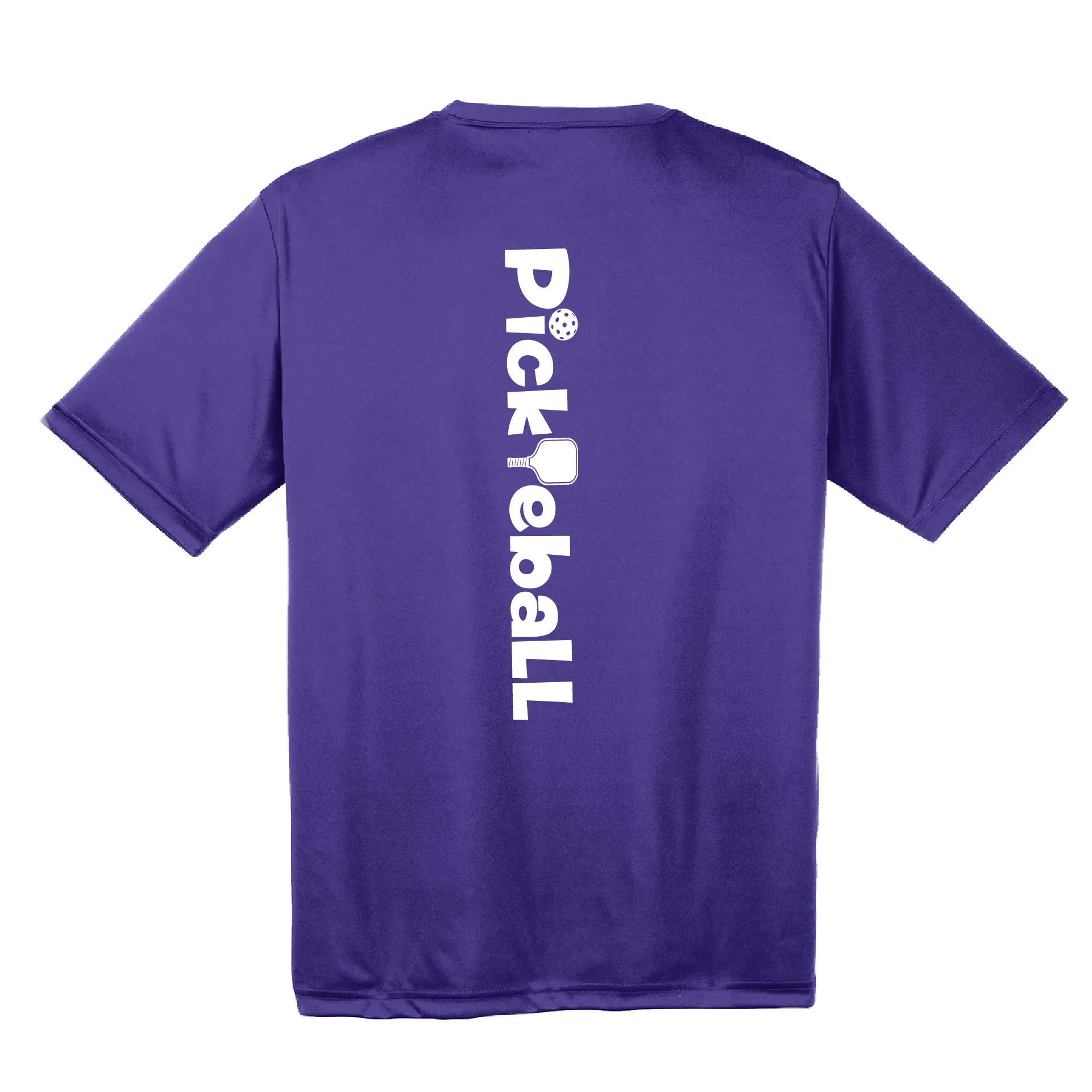 Pickleball (Horizontal) Customizable | Youth Short Sleeve Athletic Pickleball Shirt | 100% Polyester