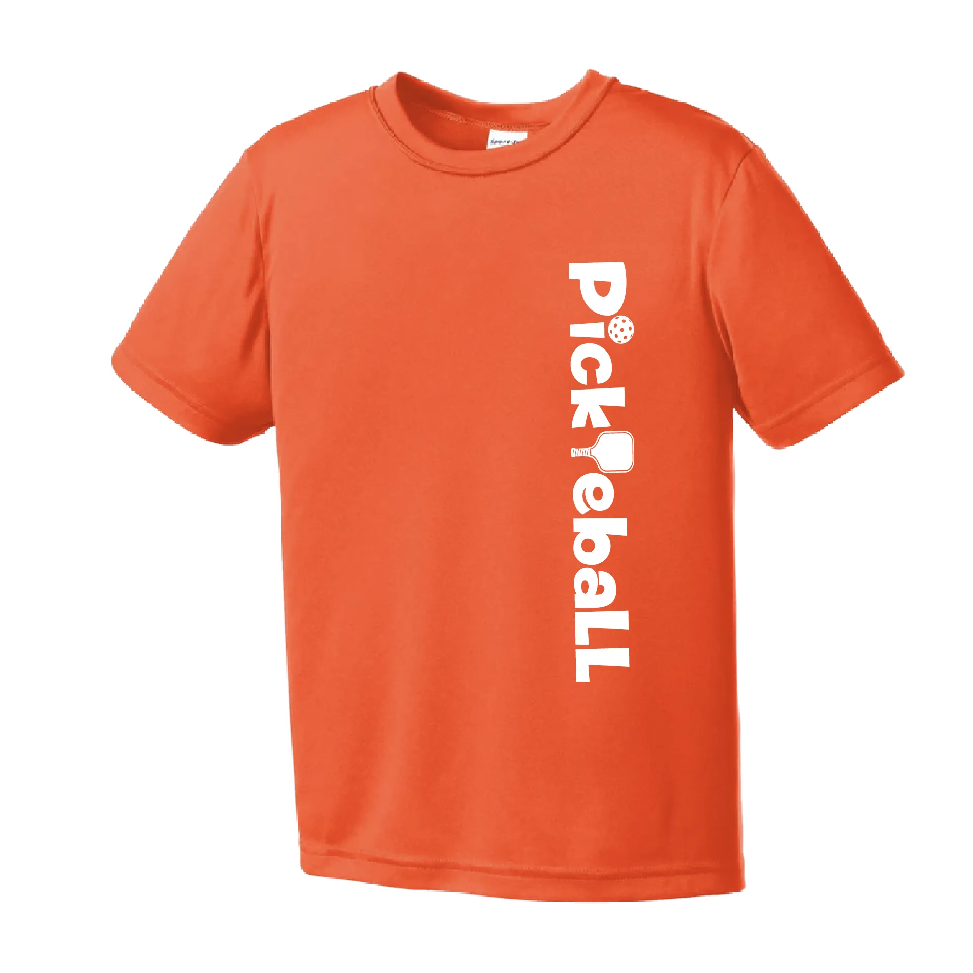 Pickleball (Horizontal) Customizable | Youth Short Sleeve Athletic Pickleball Shirt | 100% Polyester