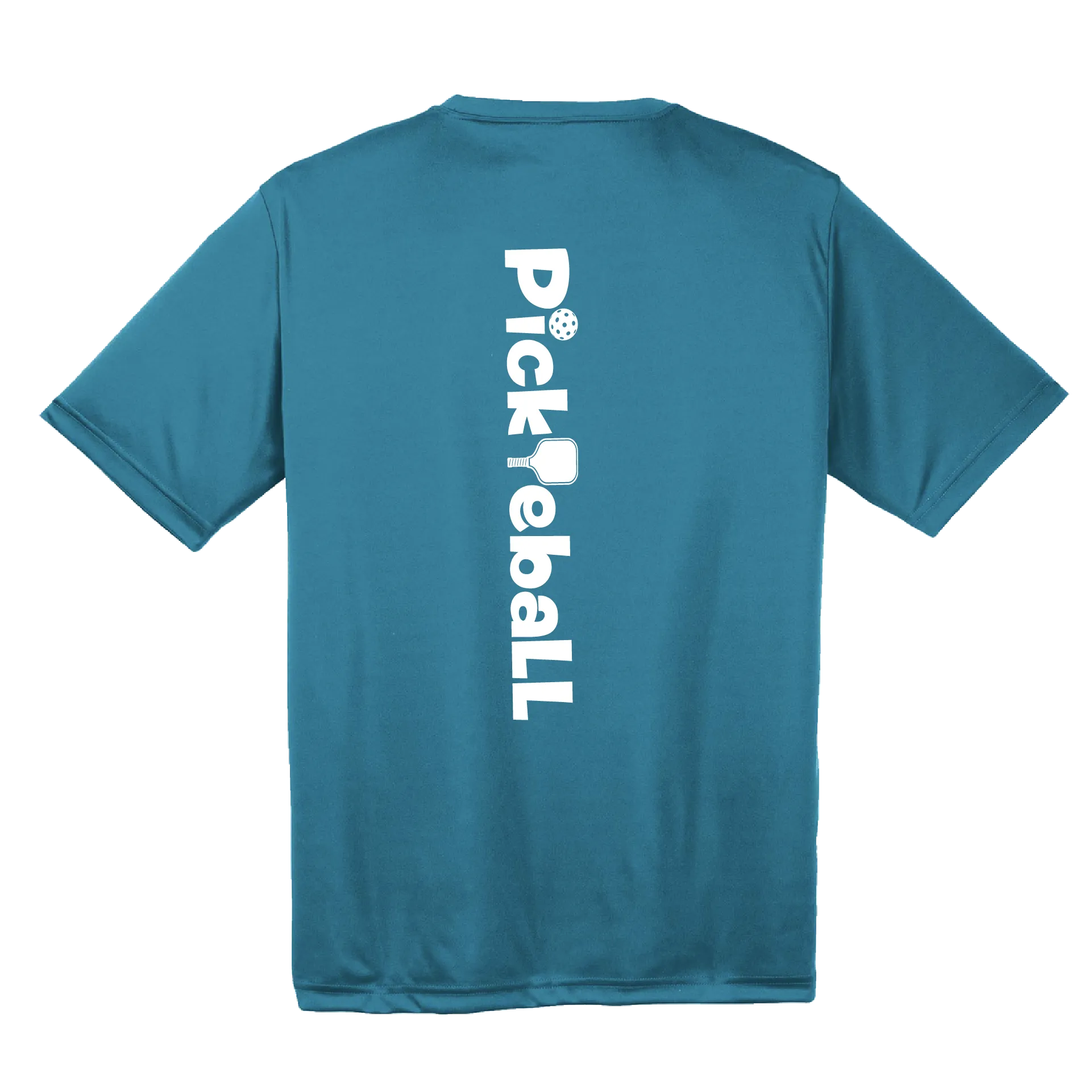 Pickleball (Horizontal) Customizable | Youth Short Sleeve Athletic Pickleball Shirt | 100% Polyester