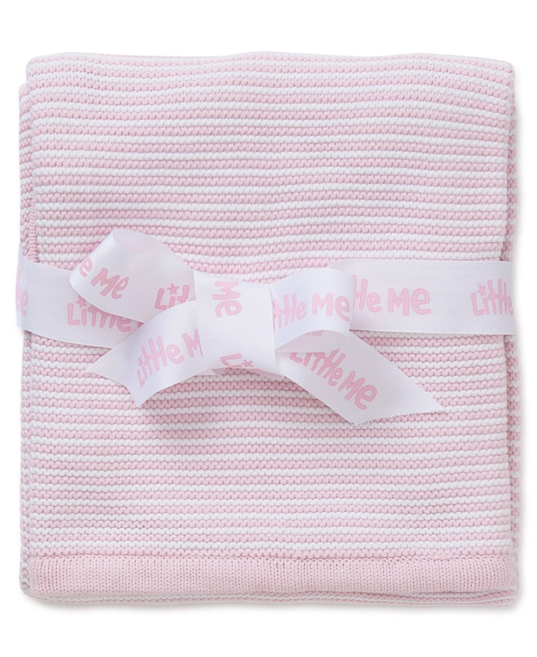 Pink Textured Receiving Blanket