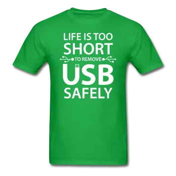 "Life is too Short" (white) - Men's T-Shirt