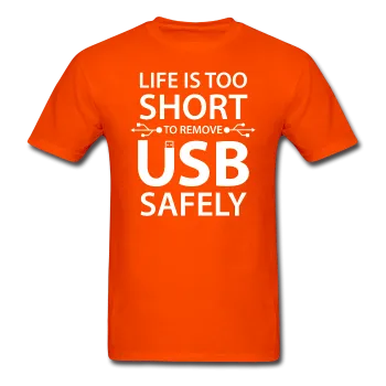 "Life is too Short" (white) - Men's T-Shirt