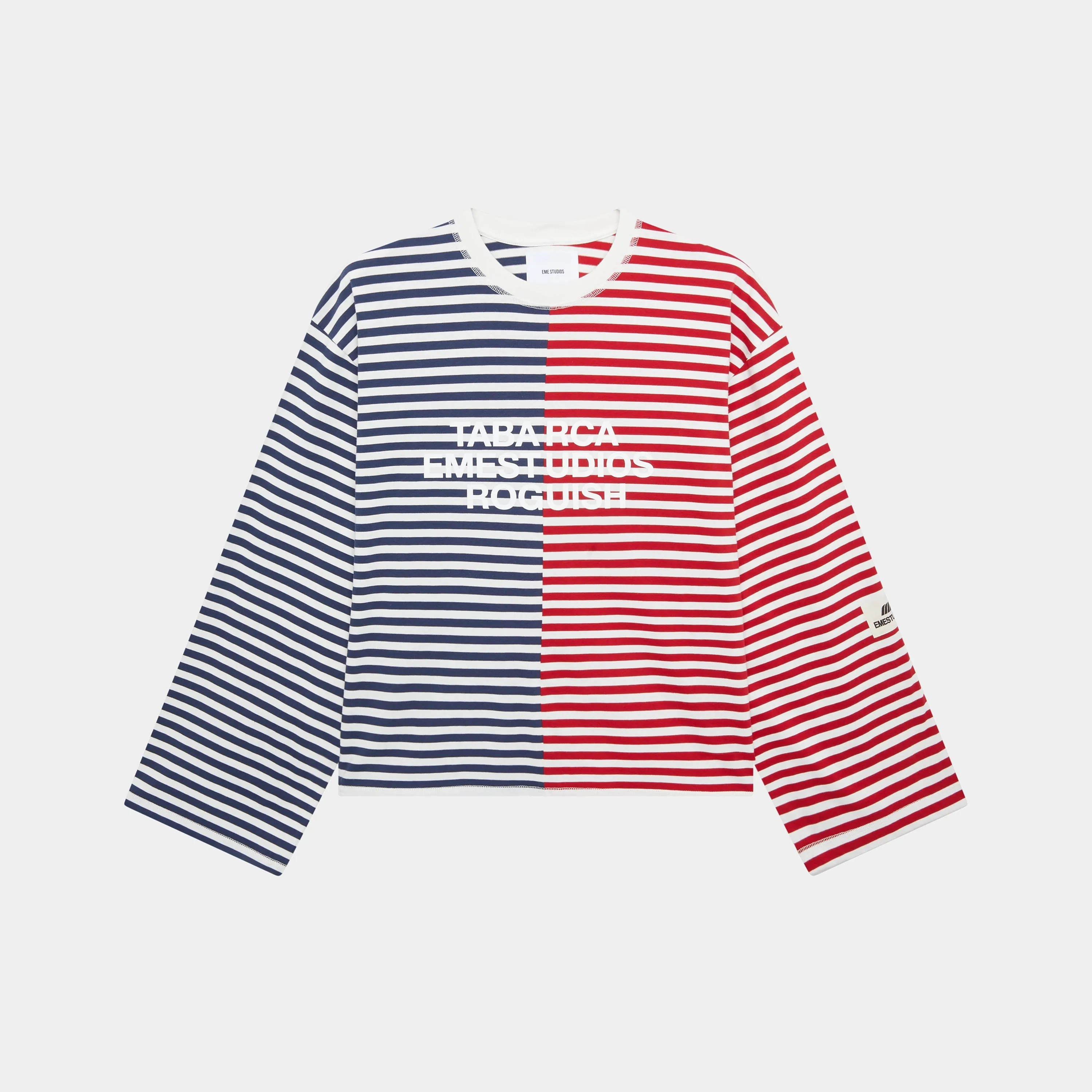 Rouguish Navy Striped LS