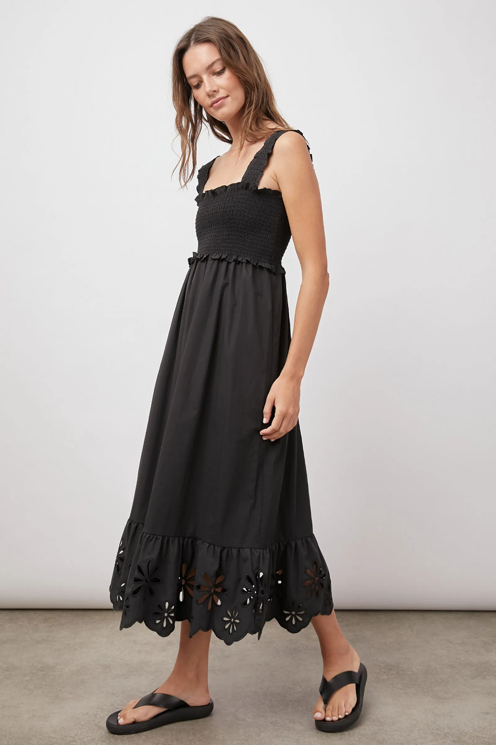 Rumi Cotton Eyelet Dress