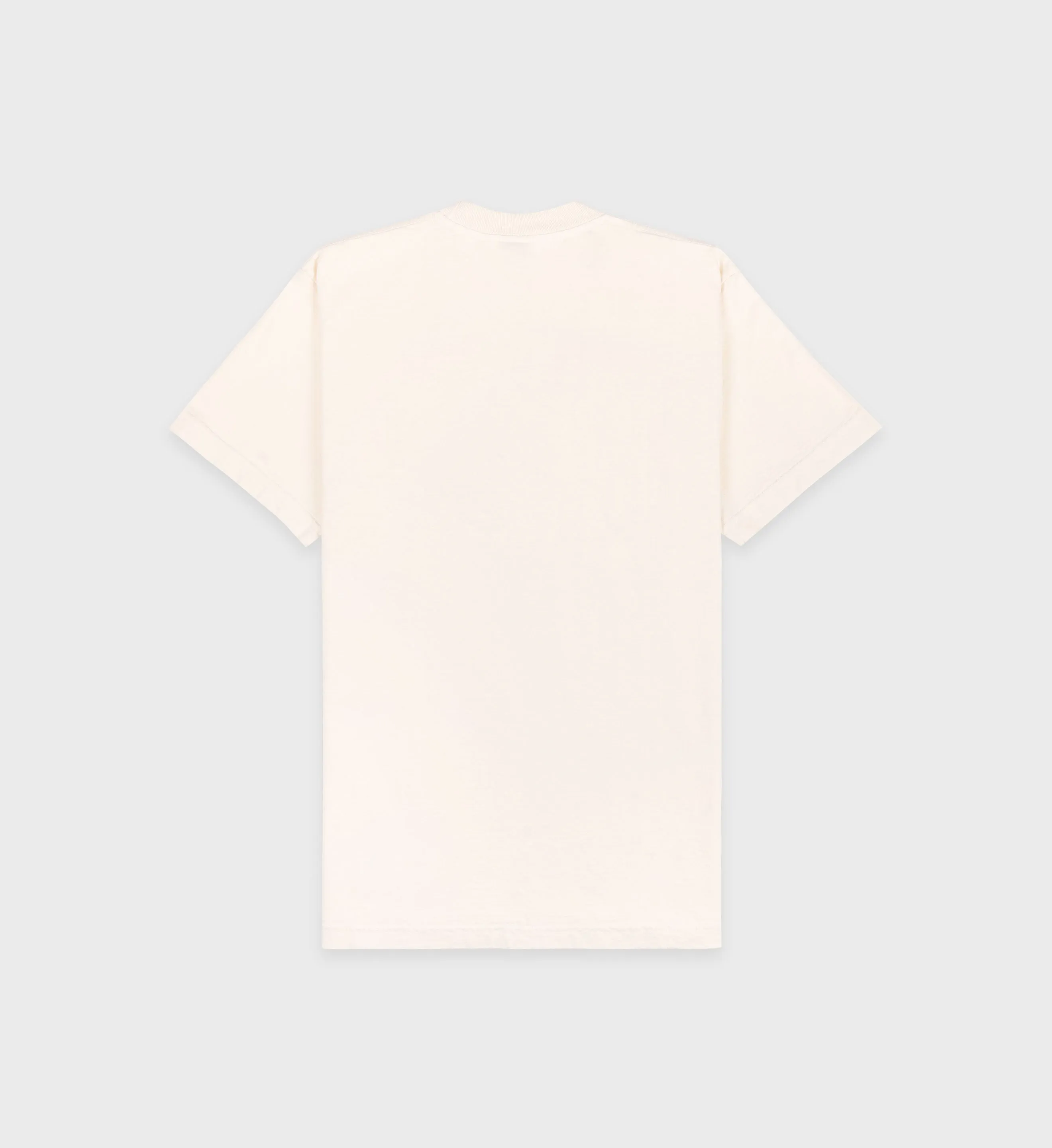 S&R Racket T-Shirt - Off White/Navy