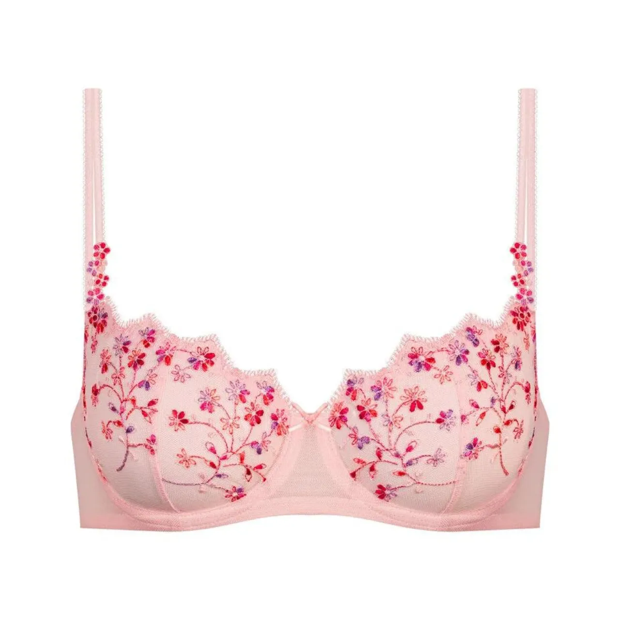 Serie Delightful Balconette Bra in Bonbon Pink