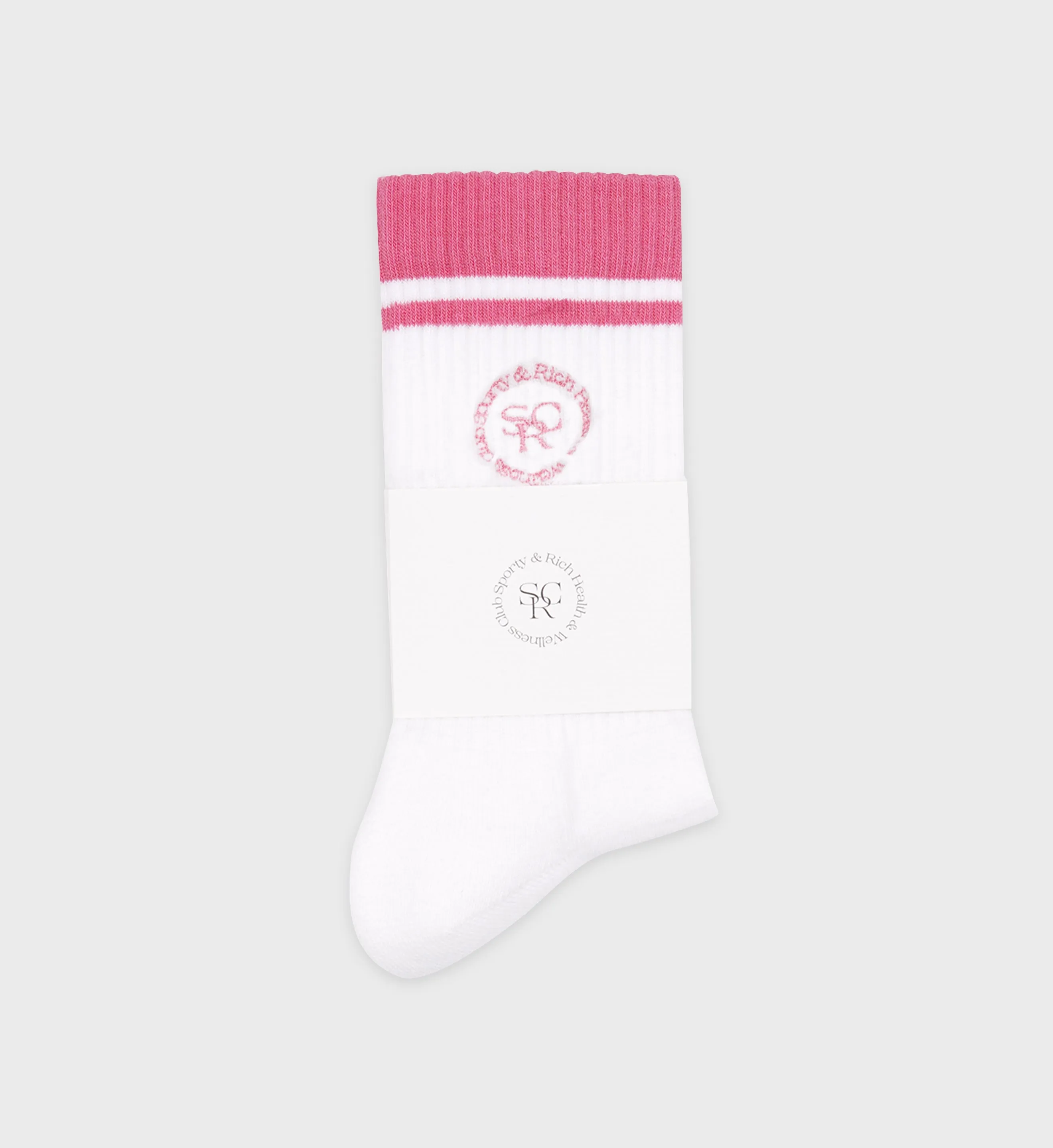 SRHWC Socks - White/Cotton Candy