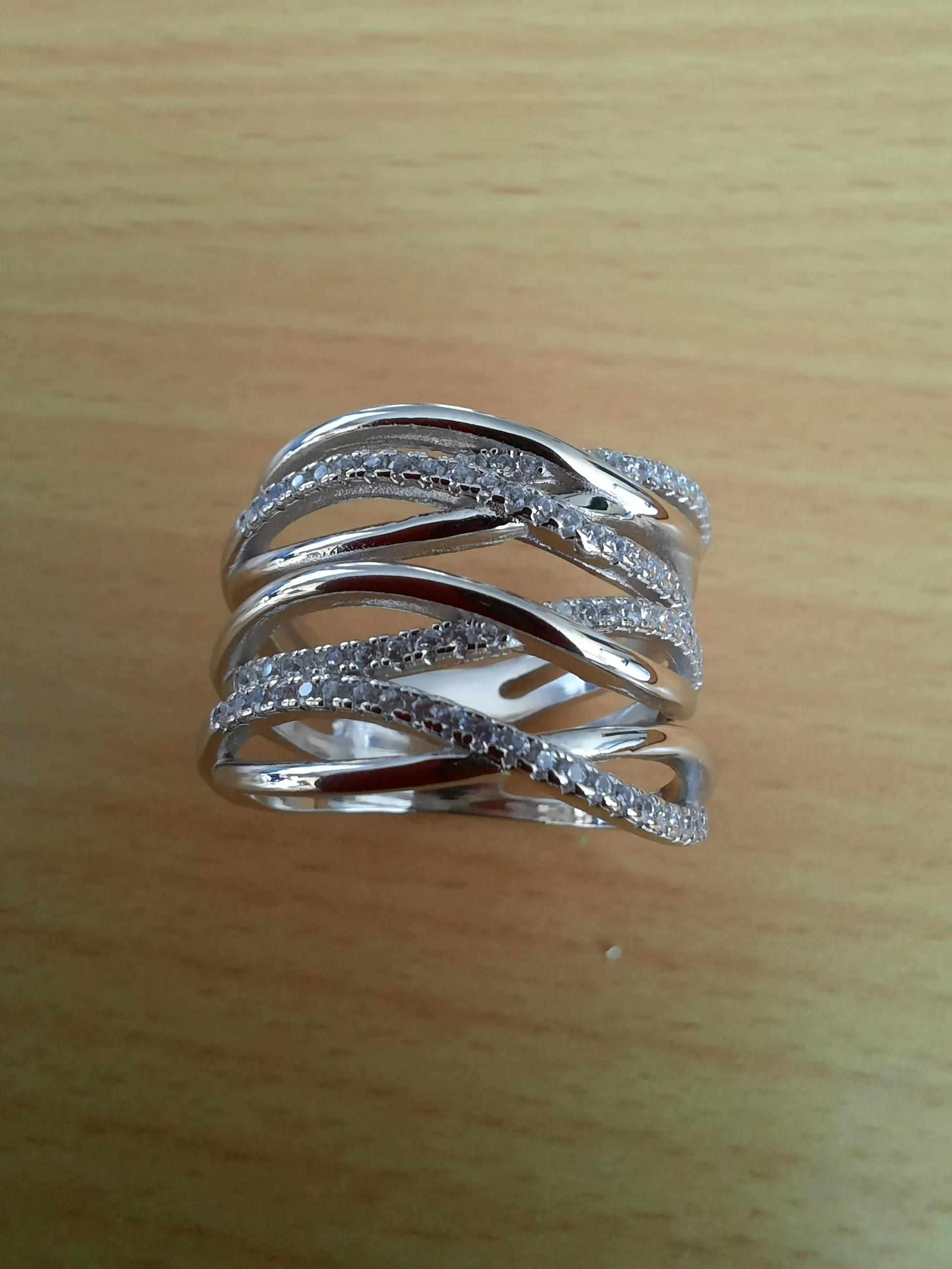 Sterling Silver Highway Ring