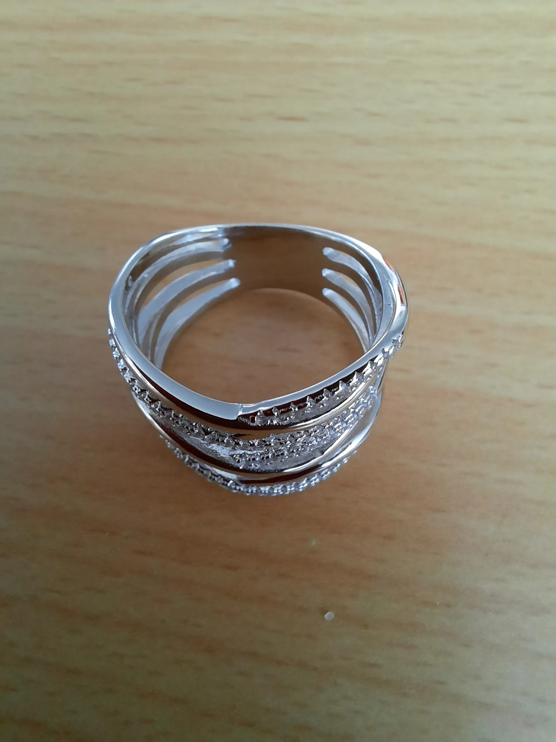 Sterling Silver Highway Ring