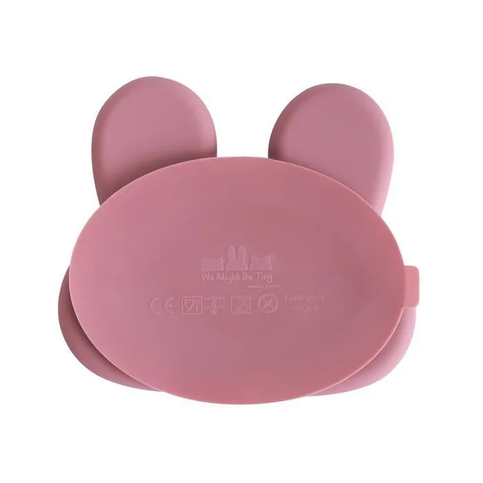 Stickie Plate - Bunny Dusty Rose