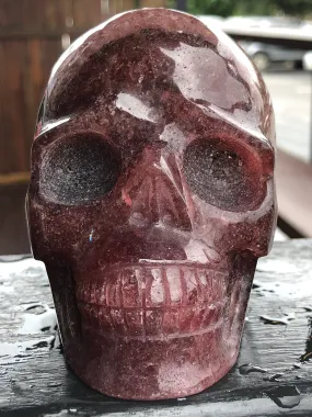 Strawberry Quartz Skull [1k1132]