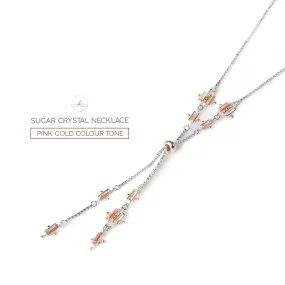 Sugar Crystal Necklace [Champagne gems]